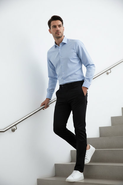 Men’s Navy Blue Full Sleeve Shirt – OYSPI™