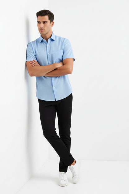 Men’s Blue Short Sleeve Shirt – OYSPI™