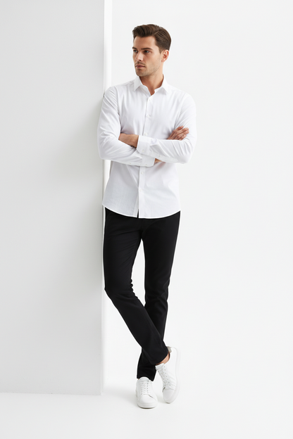 Men’s Navy Blue Full Sleeve Shirt – OYSPI™