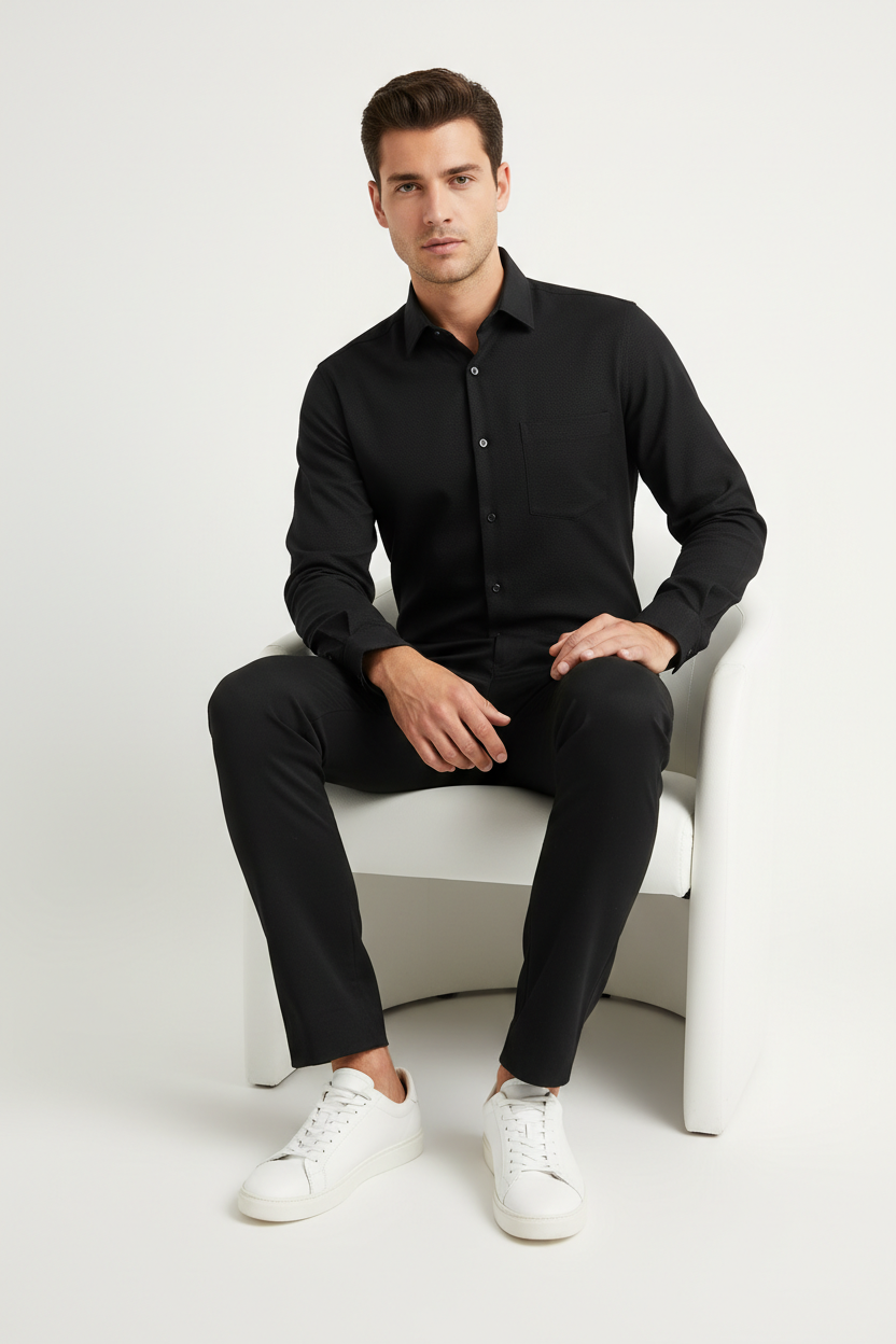Men’s Blue Full Sleeve Shirt – OYSPI™
