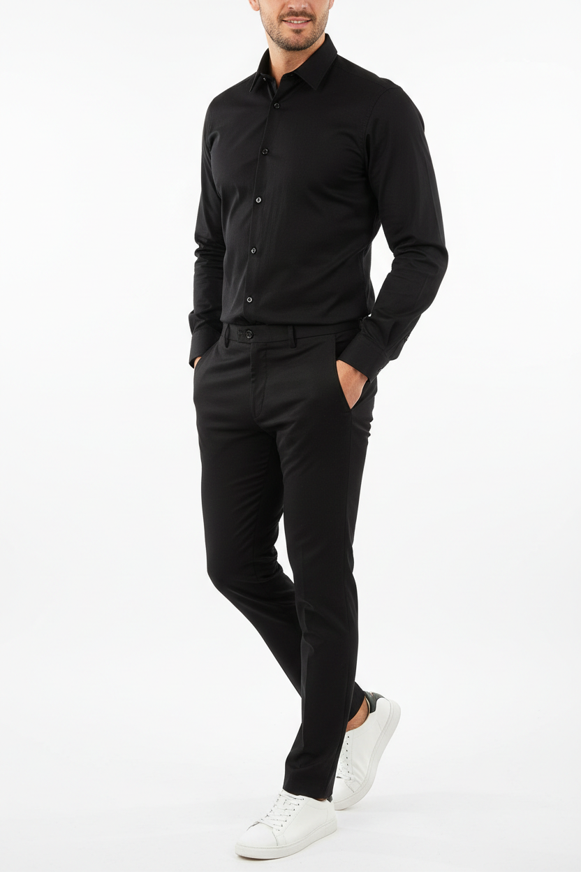 Men’s Black Full Sleeve Shirt – OYSPI™
