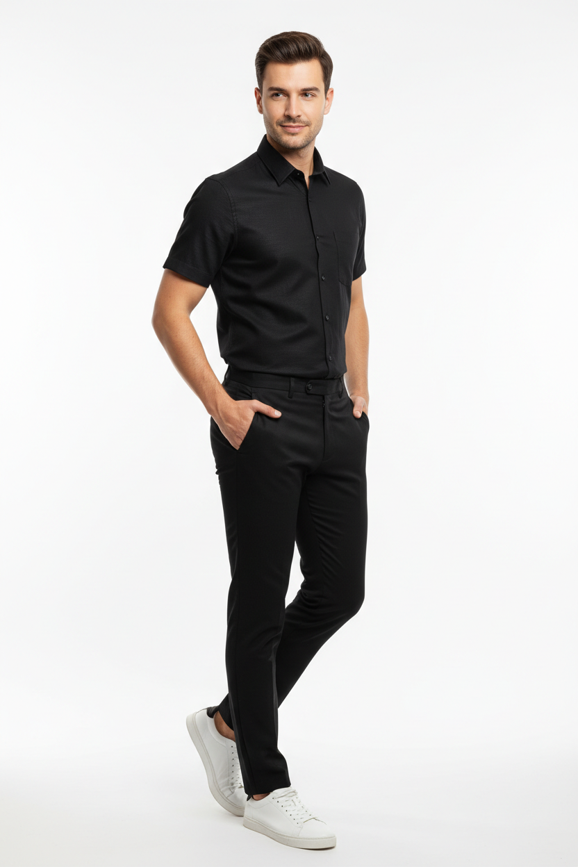 Men’s Blue Short Sleeve Shirt – OYSPI™