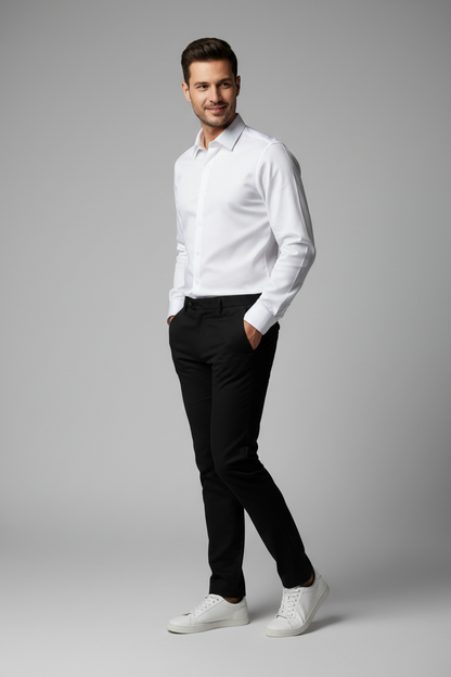 Men’s Navy Blue Full Sleeve Shirt – OYSPI™