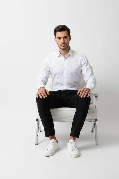 Men’s Navy Blue Full Sleeve Shirt – OYSPI™