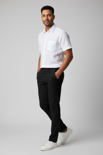 Men’s White Short Sleeve Shirt – OYSPI™