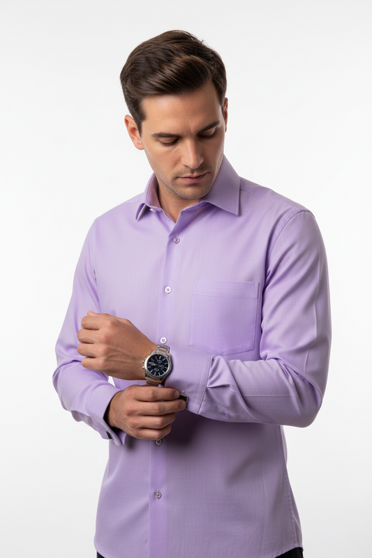 Men’s Lavender Full Sleeve Shirt – OYSPI™