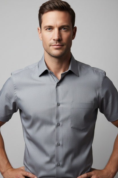 Men’s Blue Short Sleeve Shirt – OYSPI™