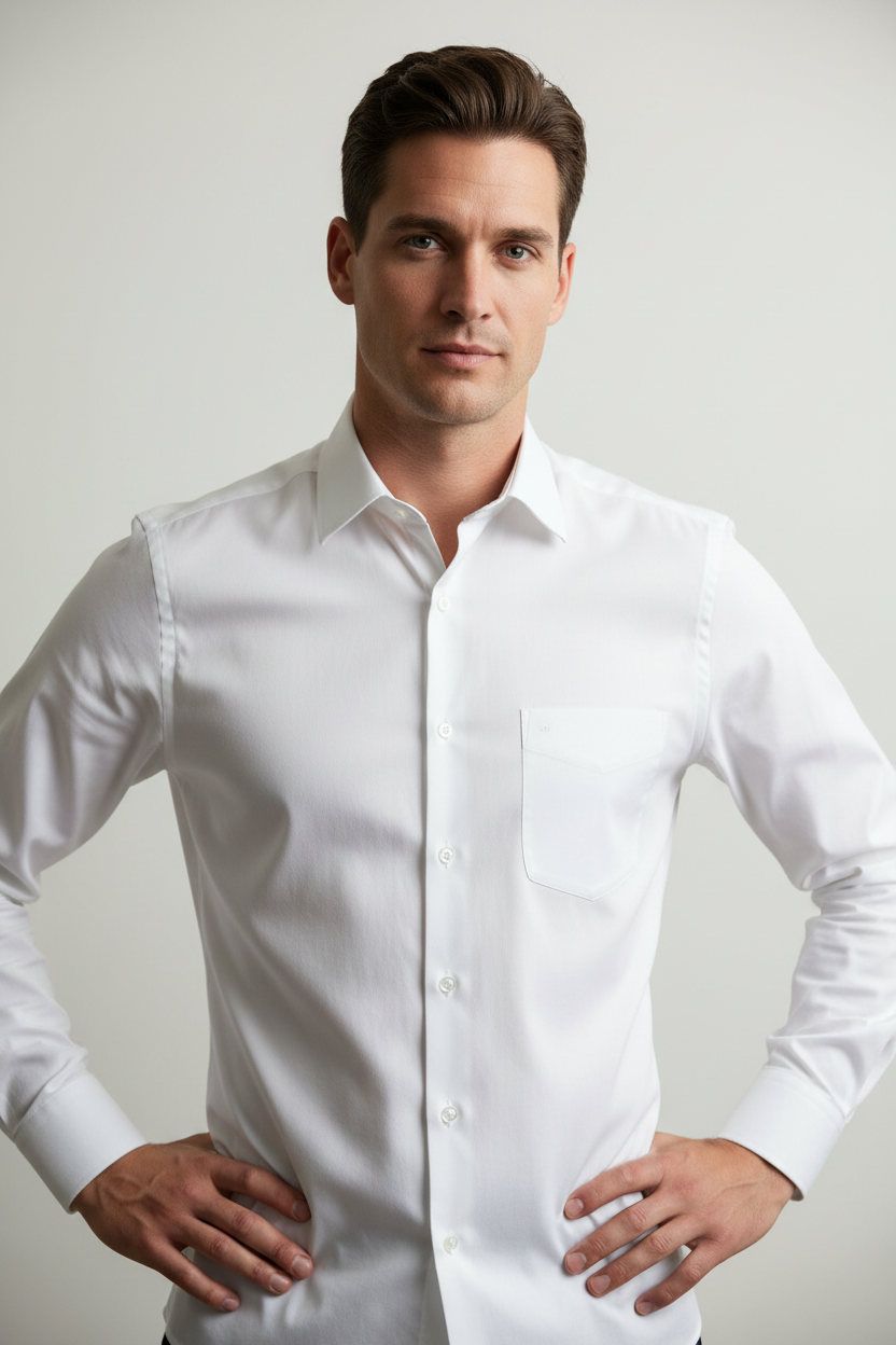 Men’s Navy Blue Full Sleeve Shirt – OYSPI™