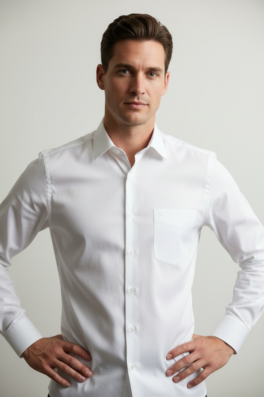 Men’s White Full Sleeve Shirt – OYSPI™
