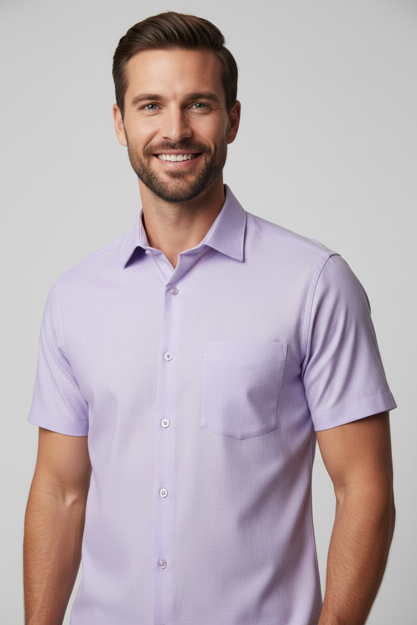 Men’s Blue Short Sleeve Shirt – OYSPI™