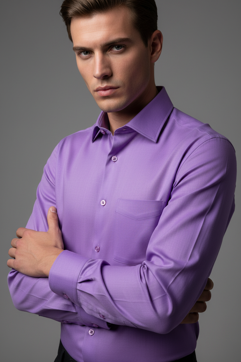Men’s Navy Blue Full Sleeve Shirt – OYSPI™