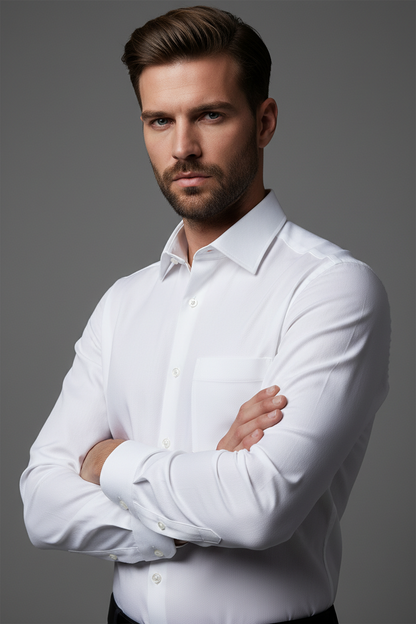 Men’s Navy Blue Full Sleeve Shirt – OYSPI™