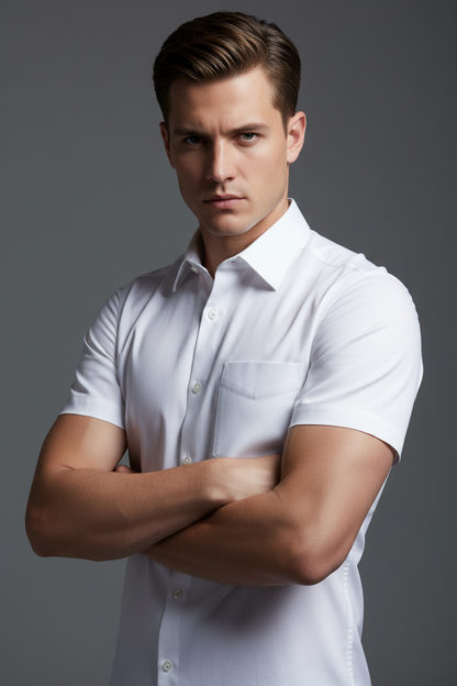 Men’s Blue Short Sleeve Shirt – OYSPI™