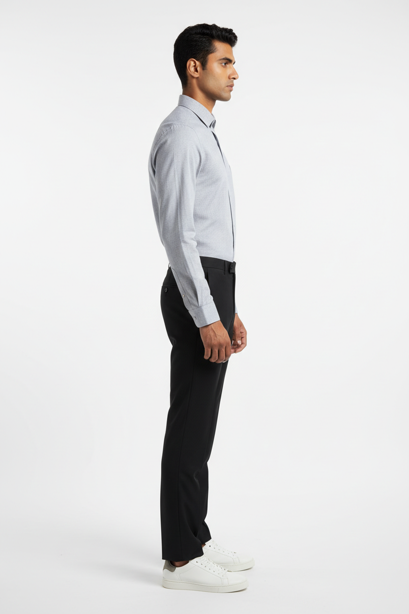 Men’s Navy Blue Full Sleeve Shirt – OYSPI™