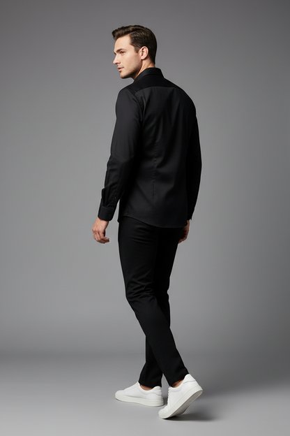 Men’s Navy Blue Full Sleeve Shirt – OYSPI™