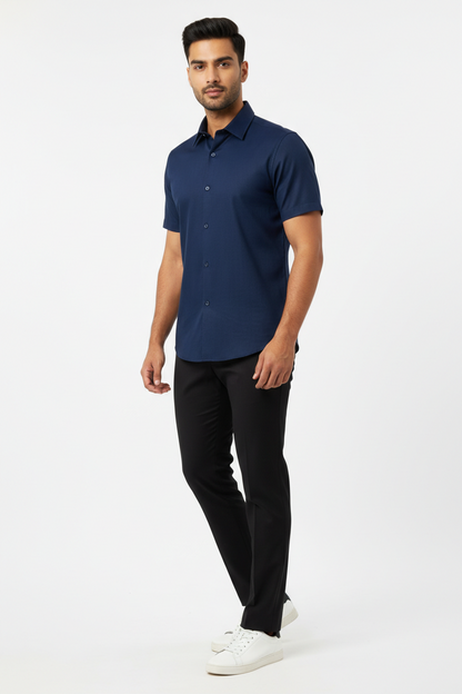 Men’s Blue Short Sleeve Shirt – OYSPI™
