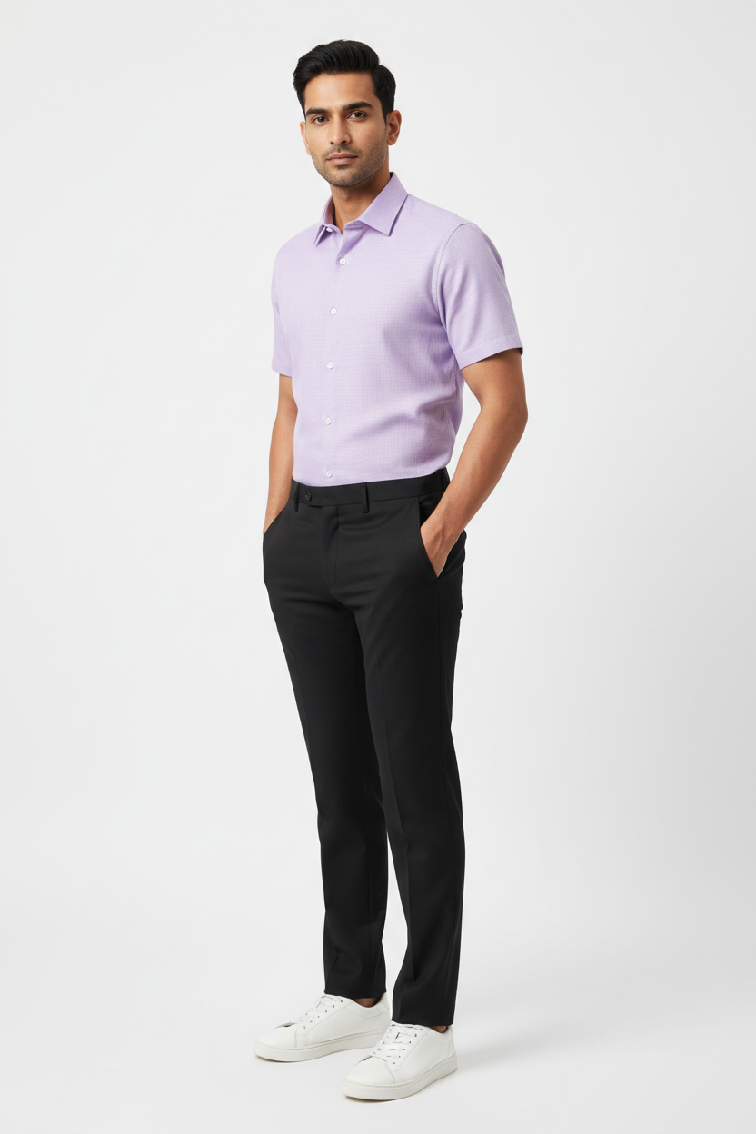 Men’s Blue Short Sleeve Shirt – OYSPI™