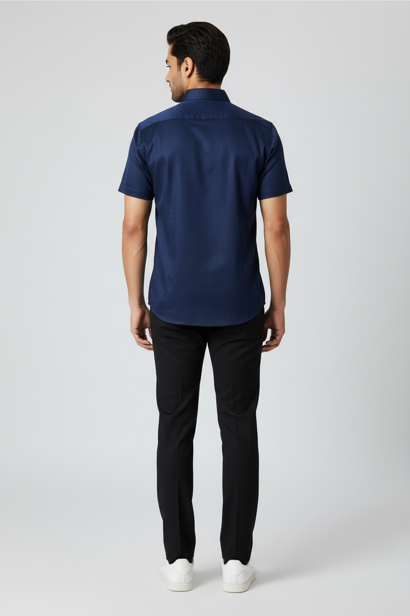 Men’s Blue Short Sleeve Shirt – OYSPI™