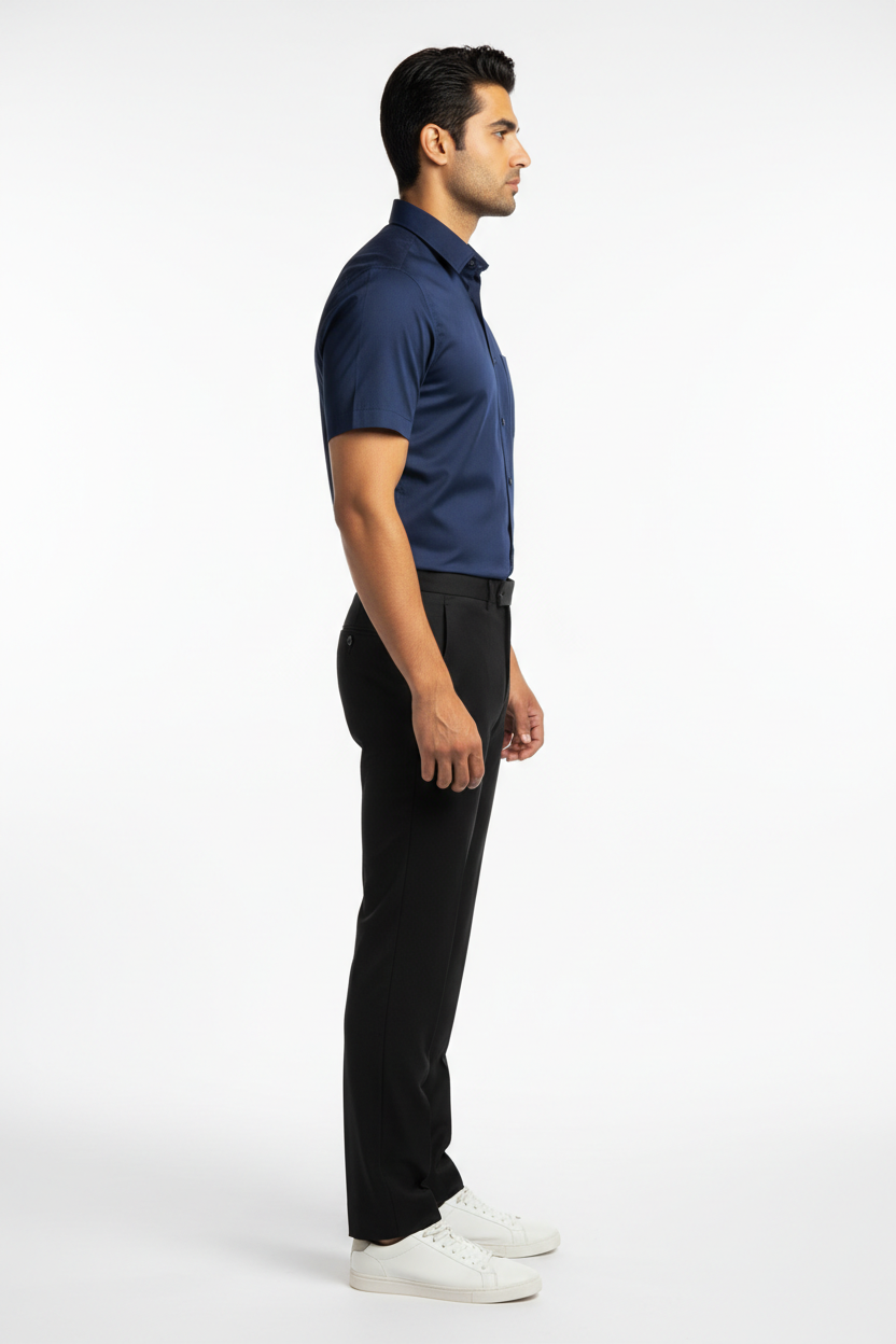Men’s Blue Short Sleeve Shirt – OYSPI™